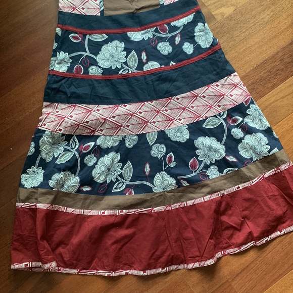 BCBG Printed Halter Flare Dress - Picture 6 of 8